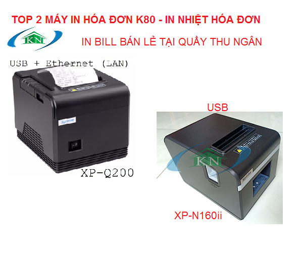 Địa chỉ bán máy in hóa đơn K80 Cắt giấy tự động ở Hà Nội