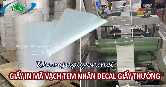 Decal giấy, decal thường