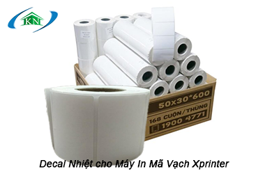 Giấy Decal Nhiệt cho Máy In Mã Vạch Xprinter