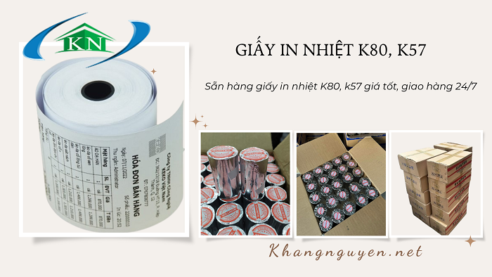 [Hà Nội] Giấy in nhiệt K80, K57 giá tốt 2024