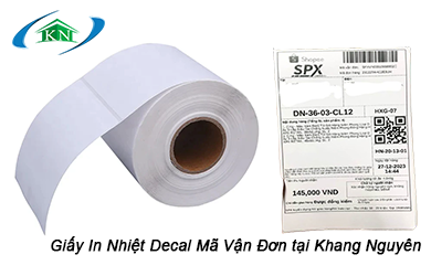 Các kích thước Giấy In Nhiệt Decal Mã Vận Đơn 2025