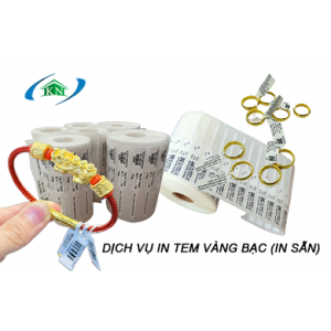 In tem vàng bạc trang sức