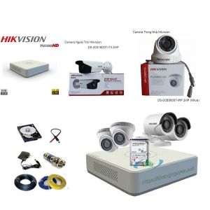  Lắp đặt trọn bộ camera Hikvision cho gia đình giá rẻ