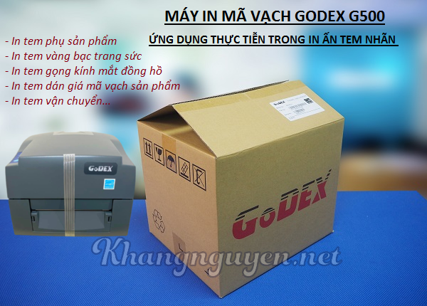 Ứng dụng thực tiễn trong in ấn tem nhãn Godex G500