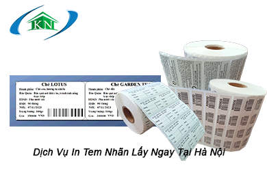 Dịch Vụ In Tem Nhãn Lấy Ngay Tại Khang Nguyên
