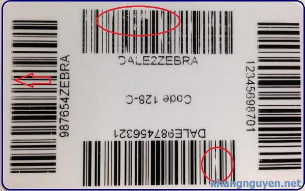 Một số lỗi thường gặp ở máy in mã vạch tem nhãn